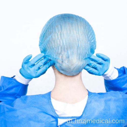 การผ่าตัดแบบใช้แล้วทิ้งหมวกผ่าตัดปลอดเชื้อทางการแพทย์